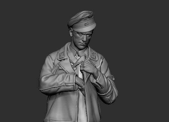 Panzer Art FI35-082 Waffen-SS tank officer Kursk battle No.2 1/35 – immagine 2