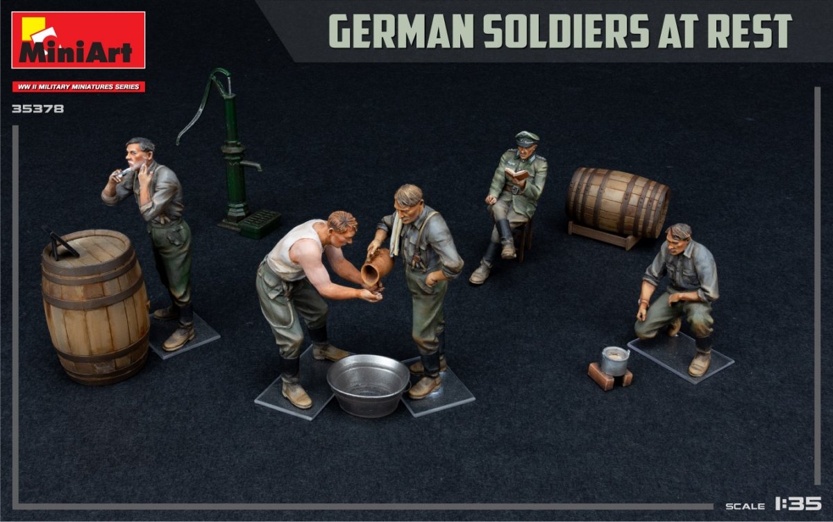 MiniArt 35378 GERMAN SOLDIERS AT REST. SPECIAL EDITION 1/35 – imagen 3