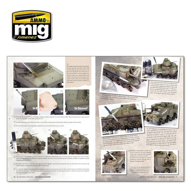 AMMO of Mig Jimenez 4523 - THE WEATHERING MAGAZINE 24 - Pod Nowym Kierownictwem: Ten Sam Pojazd, Nowy Właściciel (Polski)