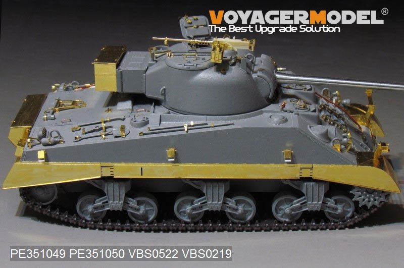 Voyager Model PE351050 WWII UK Sherman VC Firefly Track Covers For R.F.M 5038 1/35 – immagine 5