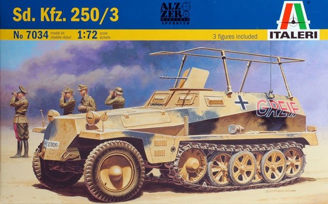 Italeri 7034 Sd. Kfz. 250/3 1/72 – zdjęcie 2