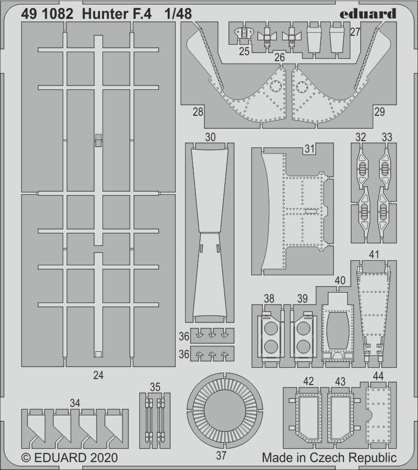 Eduard 491082 Hunter F.4 1/48 AIRFIX – zdjęcie 2