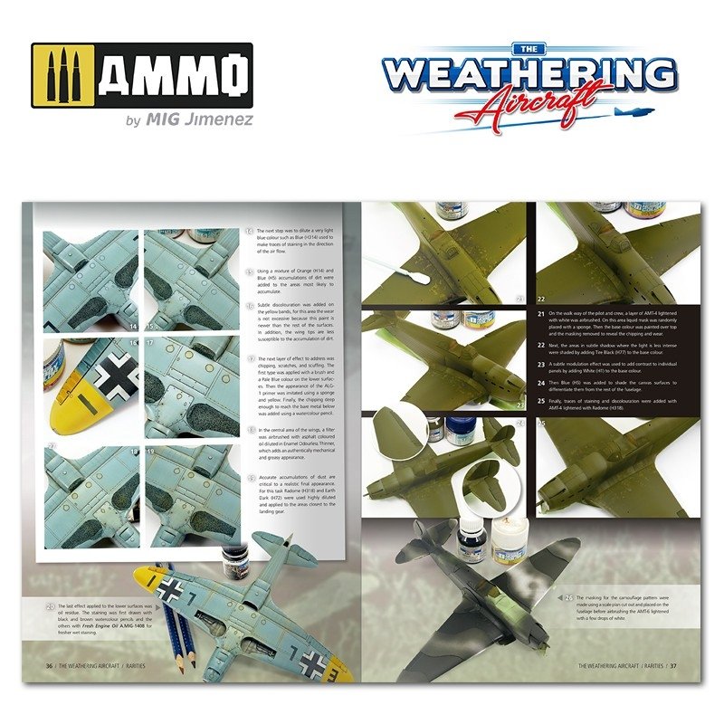 AMMO of Mig Jimenez 5216 The Weathering Aircraft Issue 16. RARITIES (English) – zdjęcie 3