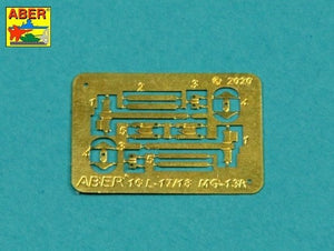 Aber 16L-17 Zestaw 2 luf do MG13 używanych w niemieckim czołgu Pz.Kpfw. I, Ausf.A wczesny do 1938r. / Set of 2 barrels for guns MG13 (long) used in German light tank Pz.Kpfw. I, Ausf.A early to 1938 1/16 – Bild 3