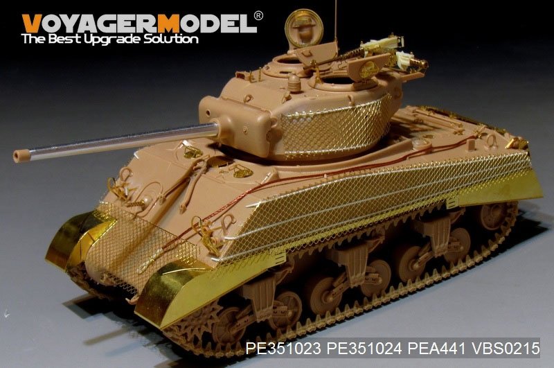 Voyager Model PE351023 WWII US M4A3 (76) w Mid Tank Basic For MENG TS-043 1/35 – immagine 16