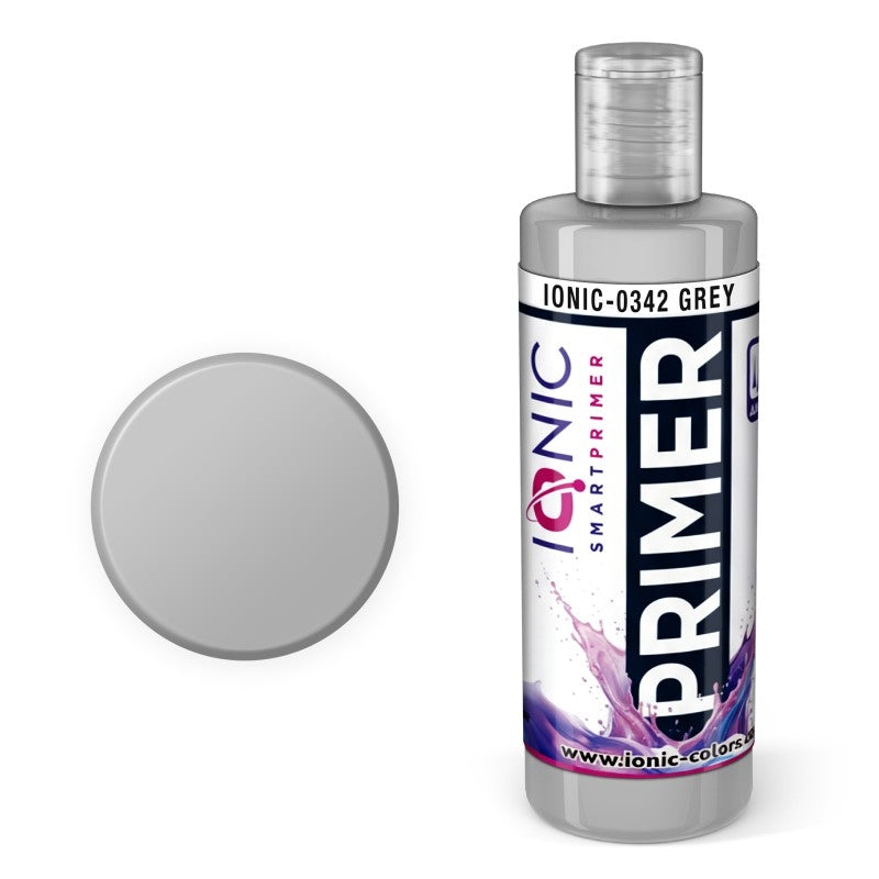AMMO of Mig Jimenez IONIC-0342 IONIC Smart Primer Grey (60 mL)
