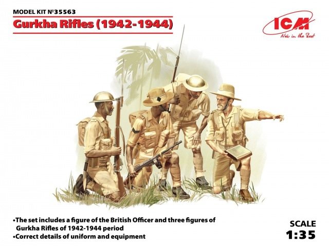 ICM 35563 Gurkha Rifles (1942-1944) 1/35