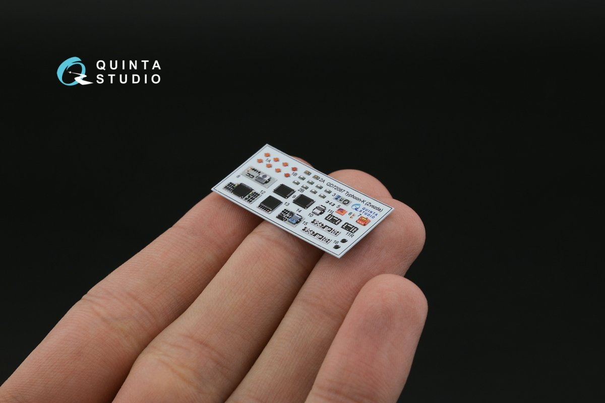 Quinta Studio QD72087 Typhoon-K 3D-Printed &amp;amp; coloured Interior on decal paper (Zvezda) 1/72 – immagine 3