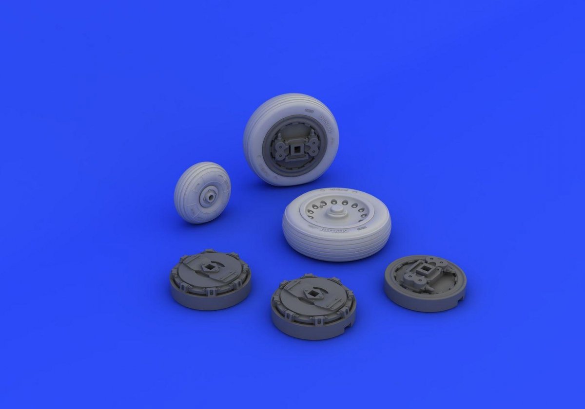 Eduard 632076 Mirage IIIc wheels ITALERI 1/32 – Bild 2