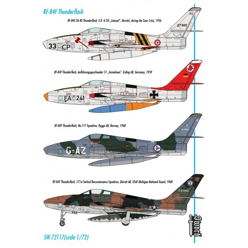 Épée 72117 RF-84F Thunderflash 1/72 – image 2