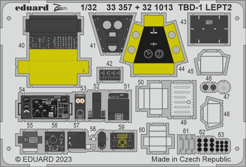 Eduard BIG33157 TBD-1 TRUMPETER 1/32 – immagine 5