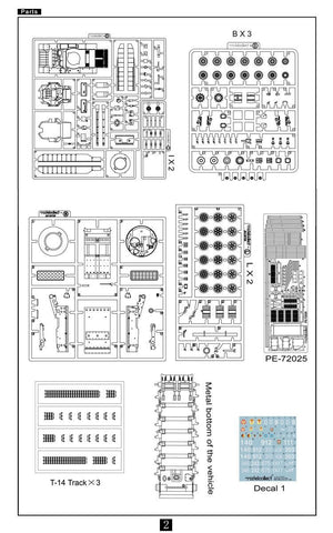 Modelcollect UA72127 TOS-2 Prospective Thermobaric MuLtlplelaunch Rocket System on Armata Universal Combat Platform 1/72 – Bild 5