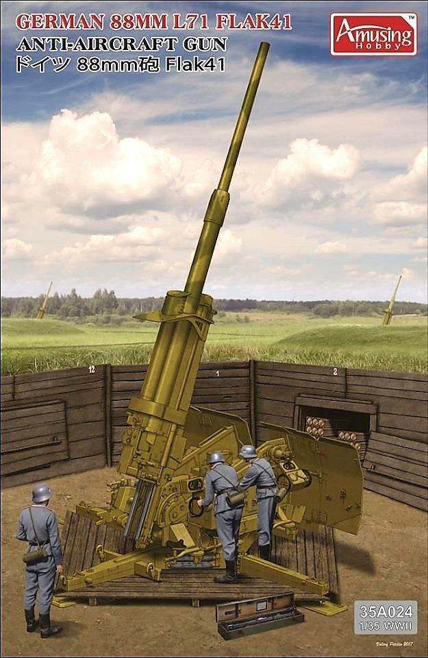 Amusing Hobby 35A024 8,8cm L/71 Flak41 1/35