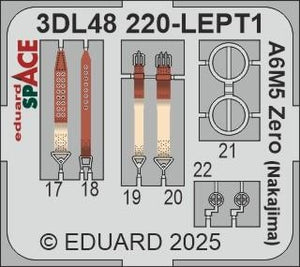 Eduard 3DL48220 A6M5 Zero (Nakajima) SPACE EDUARD 1/48 – zdjęcie 4
