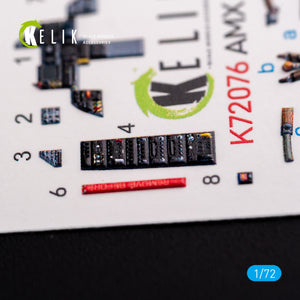 KELIK K72076 Amx Ghibli interior 3D decals for Italeri kit 1/72 – immagine 6