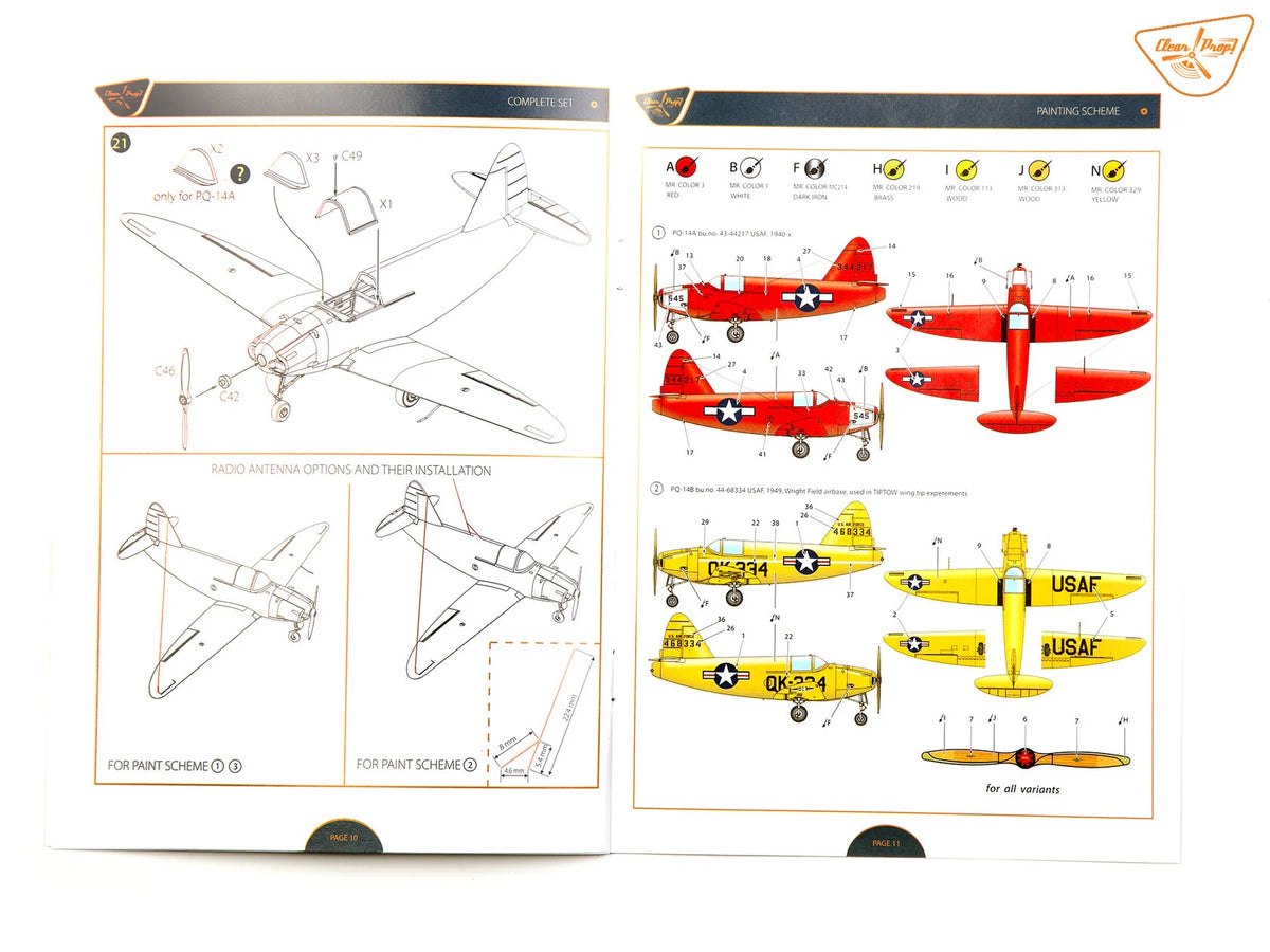 Clear Prop! CP72036 Culver PQ-14 A/B 1/72 – Bild 10