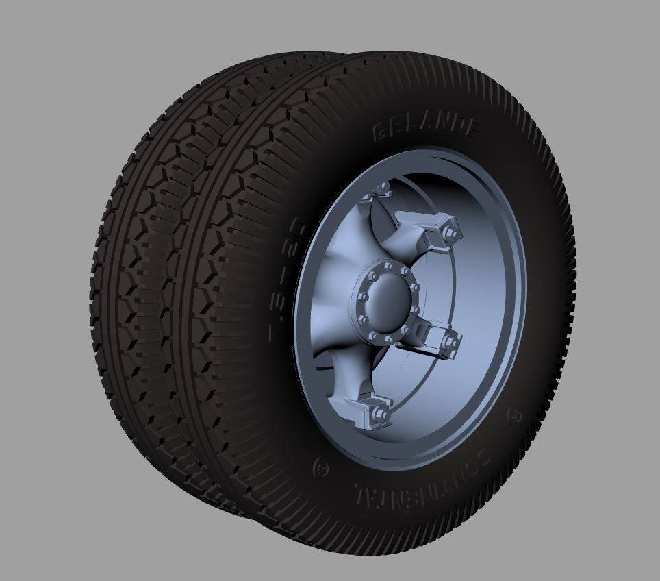 Panzer Art RE35-517 Renault AHN road wheels (Continental) 1/35 – zdjęcie 2