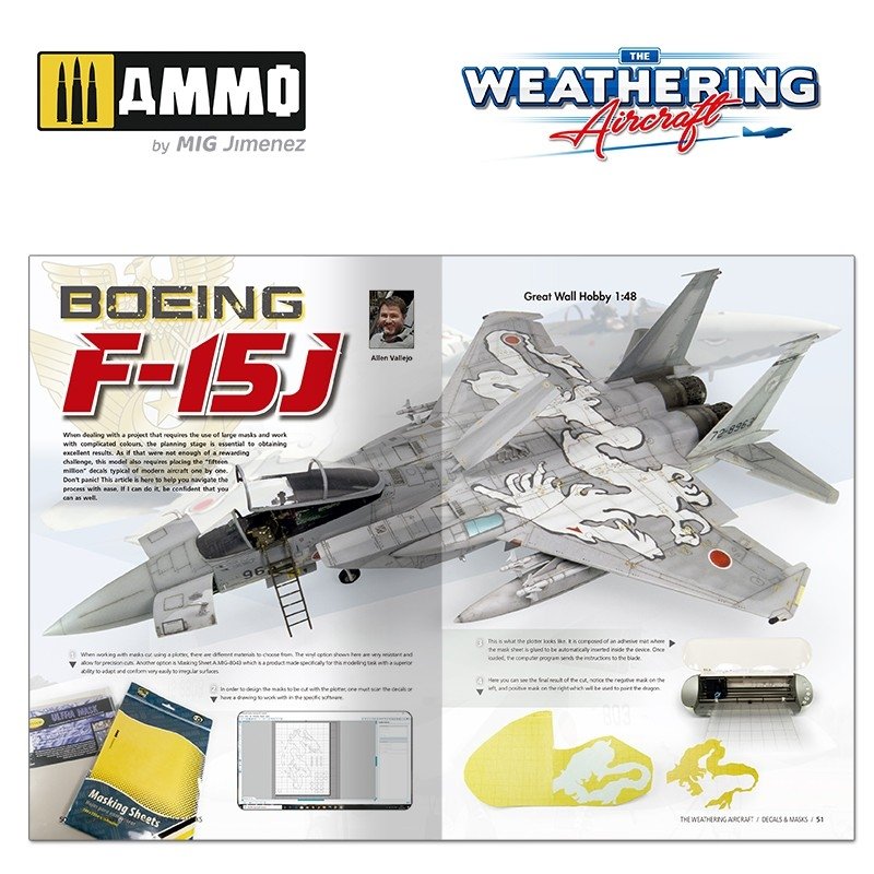 AMMO de Mig Jimenez 5217 The Weathering Aircraft Numéro 17. DÉCALCOMANIES ET MASQUES (Anglais) – image 7