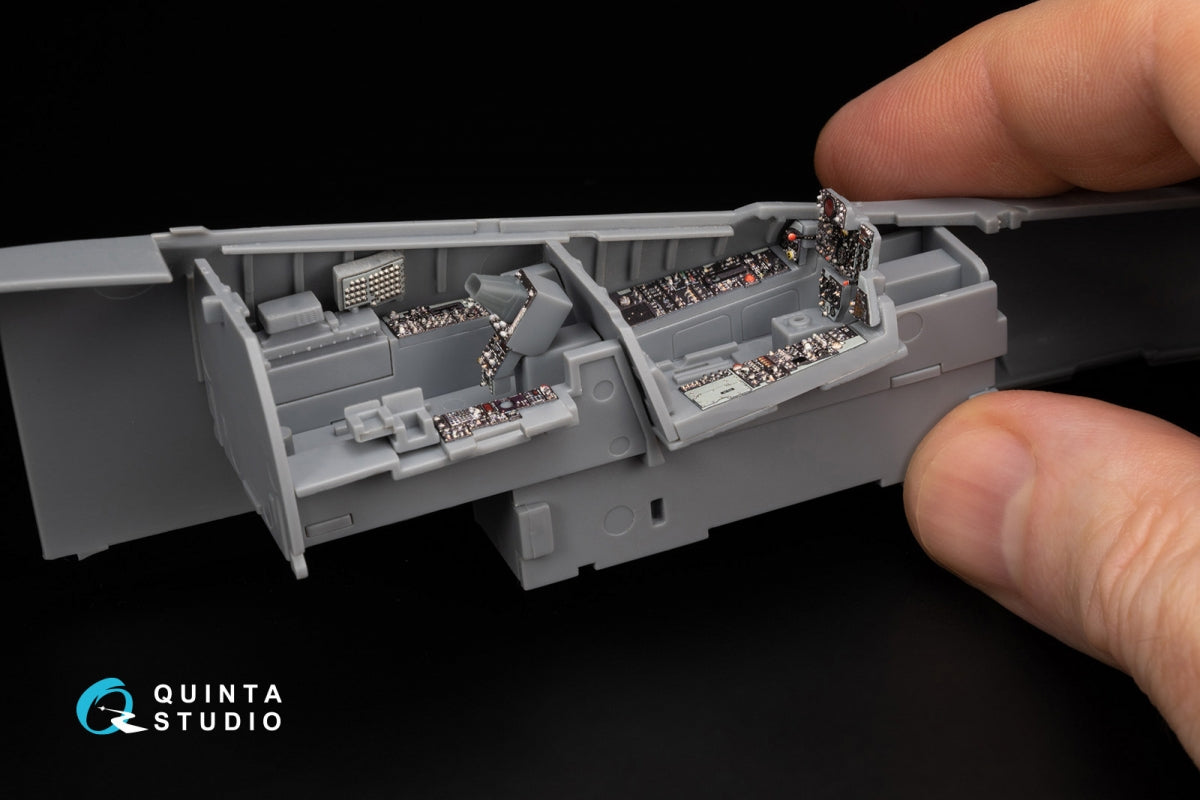 Quinta Studio QD+48449 F-4G late 3D-Printed &amp;amp; coloured Interior on decal paper (Zoukei Mura SWS) (with 3D-printed resin parts) 1/48 – immagine 9