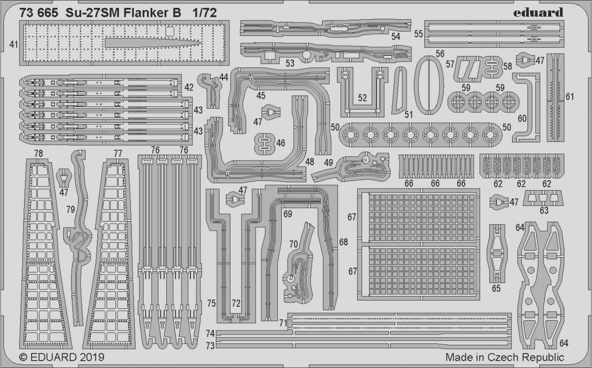 Eduard 73665 Su-27SM Flanker B 1/72 ZVEZDA – imagen 2