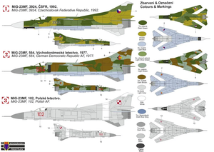 Kovozavody Prostejov KPM0308 MiG-23MF „Warsaw Pact II.“ 1/72 – immagine 2