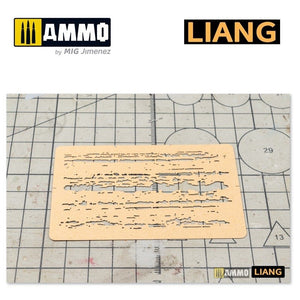 Liang 0009 Chipping Effects Airbrush Stencils – immagine 5