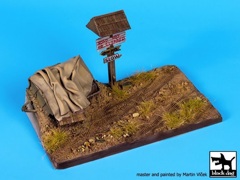 Black Dog D35063 Road with trailer base 1/35 – immagine 3