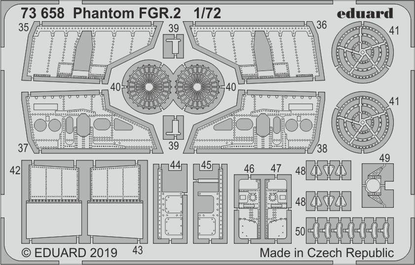 Eduard 73658 Phantom FGR.2 1/72 AIRFIX – immagine 2