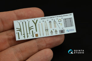 Siège Quinta Studio QR48011 C-2 pour la famille F-104 (Kinetic) 1/48 – image 8