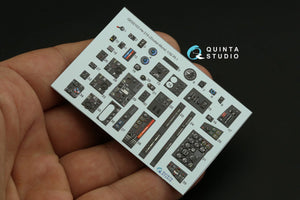 Quinta Studio QD32103 He 219 3D-Printed &amp;amp; coloured Interior on decal paper ( ZM SWS ) 1/32 – immagine 10