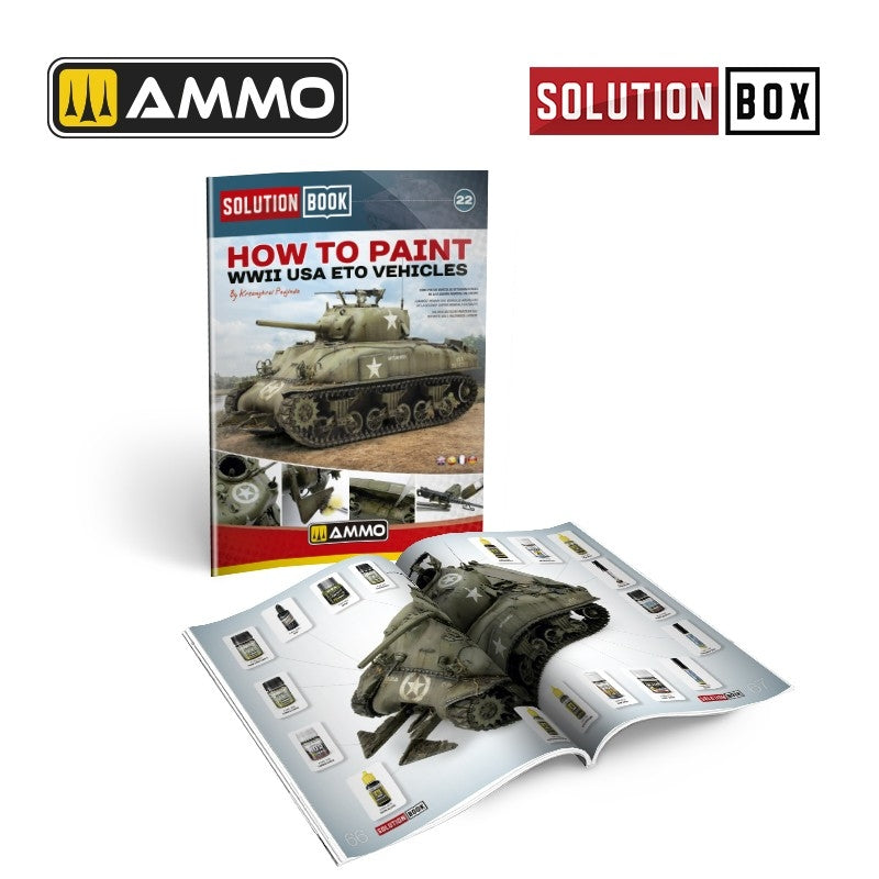 AMMO by Mig Jimenez 7728 SOLUTION BOX 22 – WWII USA ETO. Colors and Weathering System – imagen 5
