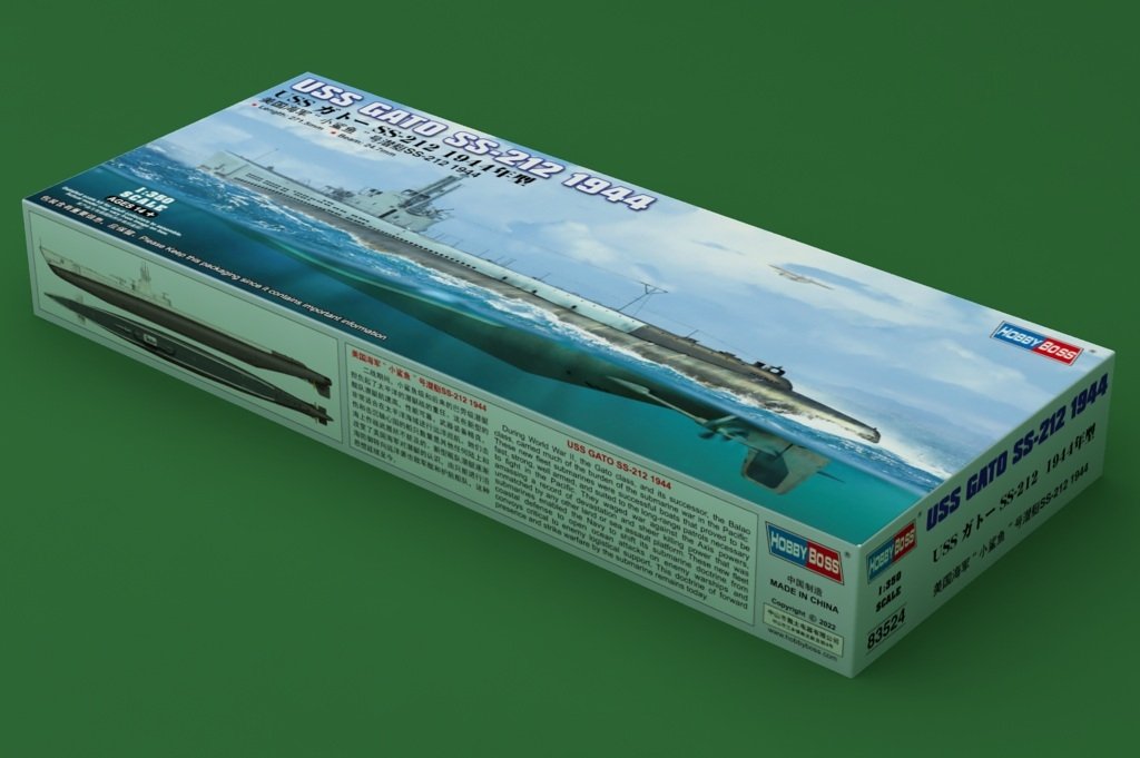 Hobby Boss 83524 U.S. Navy Submarine &amp;quot;Little Shark&amp;quot; SS-212 1944 1/350 – immagine 2