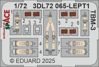 Eduard 3DL72065 TBM-3 SPACE HOBBY BOSS 1/72 – zdjęcie 3