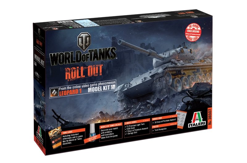 Italeri 36507 World of Tanks -Leopard 1