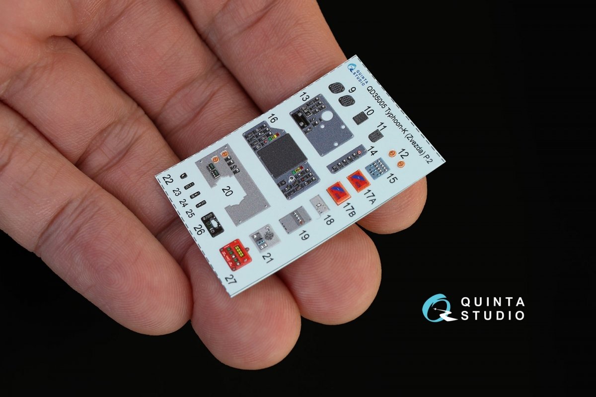 Quinta Studio QD35005 MRAP Typhoon-K 3D-Printed &amp;amp; coloured Interior on decal paper (for Zvezda kits) 1/35 – imagen 6