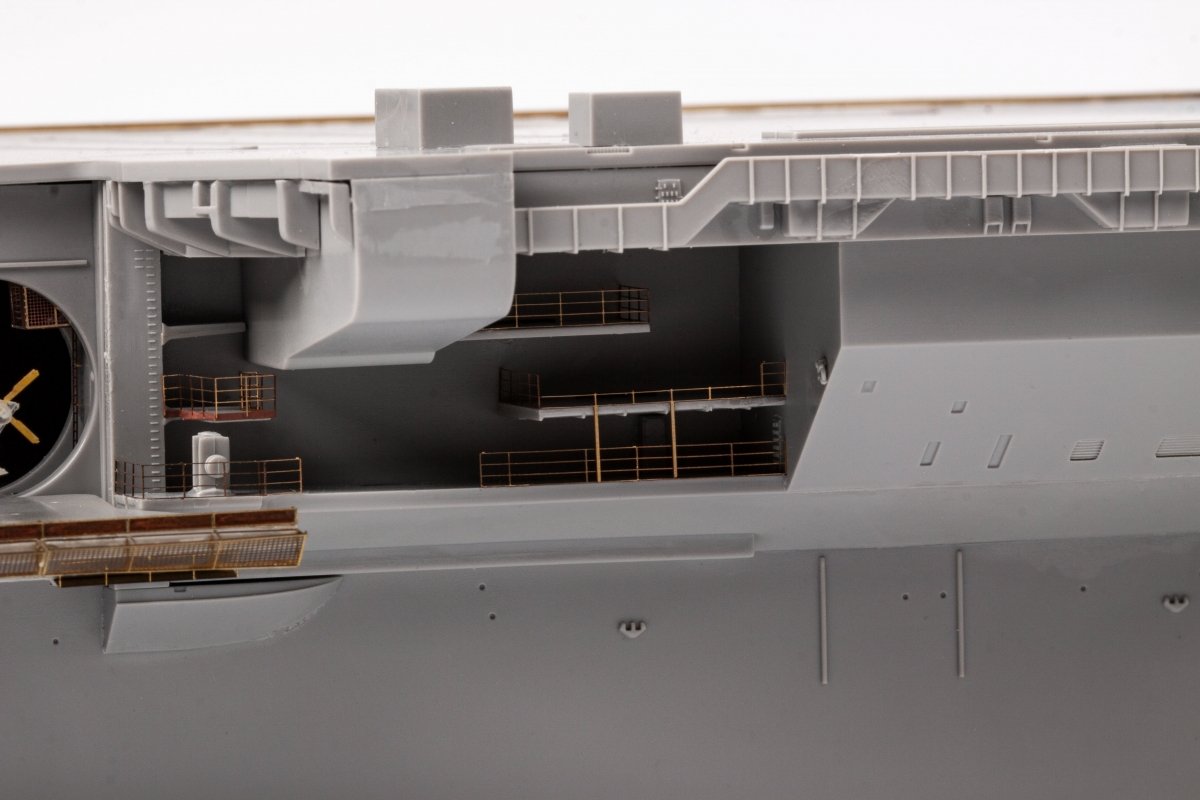 Eduard 53283 USS Constellation CV-64 part 3 - railings &amp;amp; safety nets TRUMPETER 1/350 – immagine 7