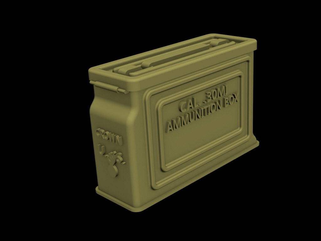 Panzer Art RE35-393 US ammo boxes for 0,3 ammo (metal pattern) 1/35 – imagen 3