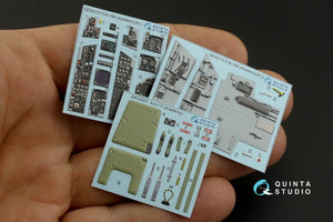 Quinta Studio QD32110 F/A-18A 3D-Printed &amp;amp; coloured Interior on decal paper (Academy) 1/32 – imagen 2