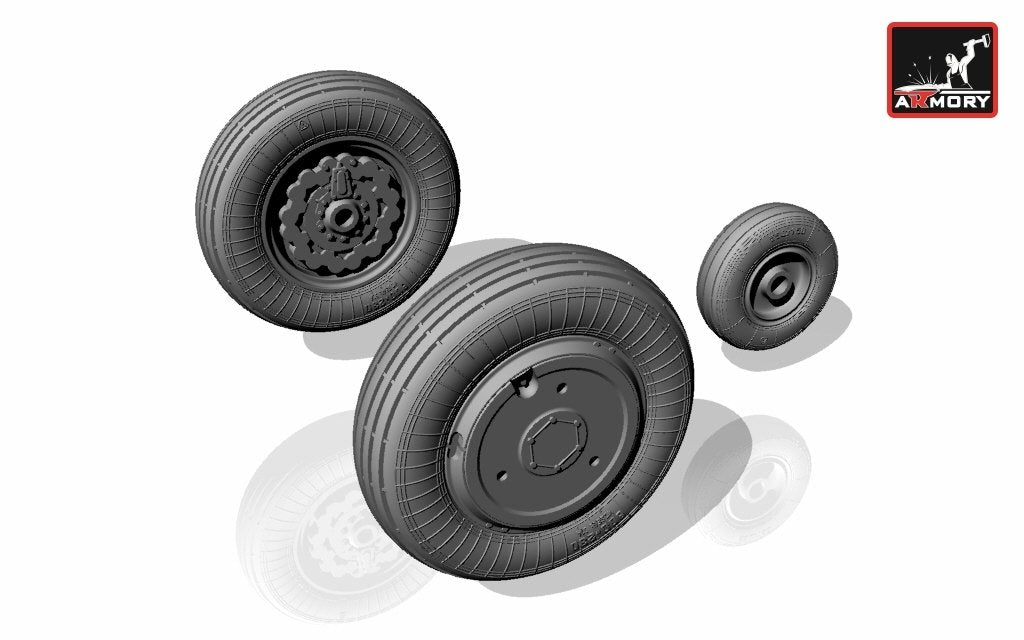 Armory Models AW72013 Yakovlev Yak-141 Freestyle wheels 1/72 – imagen 3
