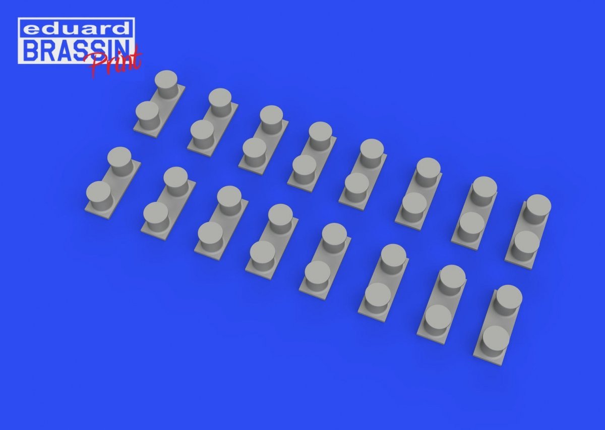 Eduard 653010 WWII USN battleship bollards PRINT 1/350 – immagine 2