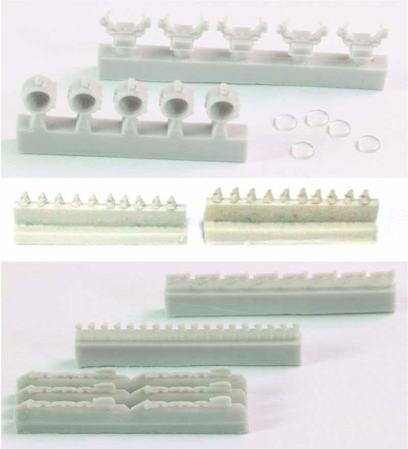 Pontos 21002F1 USS Missouri Iowa 1944 Advanced Add-on Set for Trumpeter 05399 kit – Bild 5