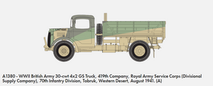 Airfix 1380 WWII British Army 30-cwt 4x2 GS Truck 1/35 – immagine 7