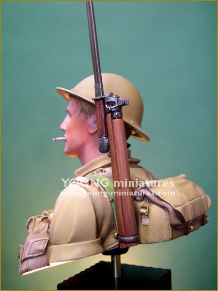 Young Miniatures YM1859 British Soldier Battle of EL ALAMEIN 1942 1/10 – Bild 6