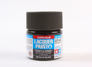 Tamiya 82140 LP-40 Metallic black 10ml – Bild 3