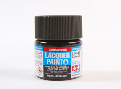 Tamiya 82140 LP-40 Metallic black 10ml – Bild 3
