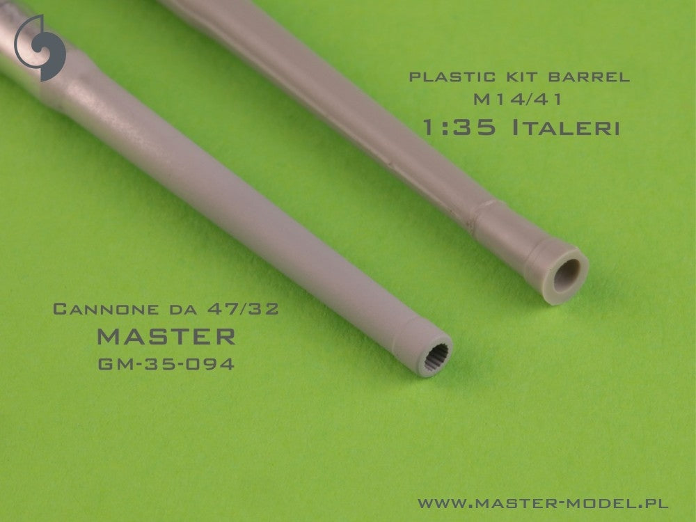 Master GM-35-094 Lufa włoskiego działa 47mm L/32 (Cannone da 47/32) - używane na czołgach M13/40 i M14/41 1/35 – immagine 3