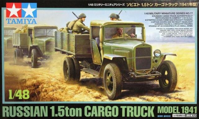 Tamiya 32577 Russian 1.5ton Cargo Truck Model 1941 1/48