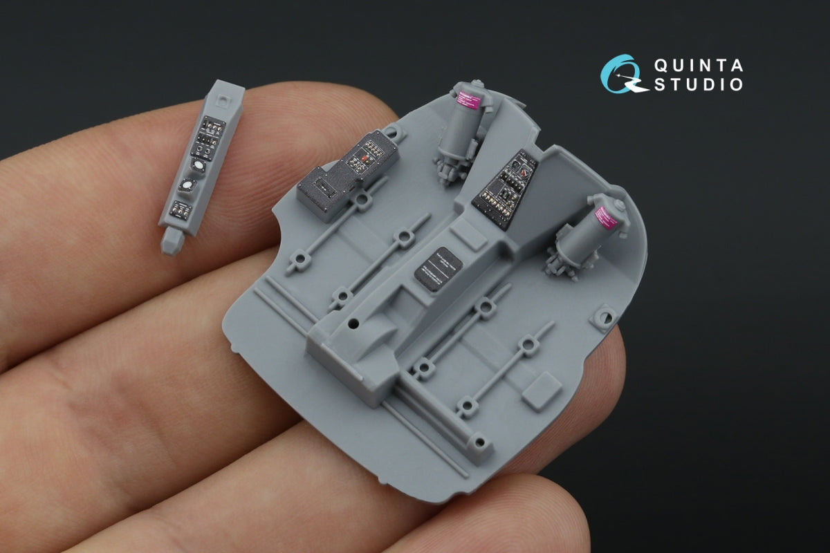 Quinta Studio QD48470 Ka-52 3D-Printed coloured Interior on decal paper (Zvezda) 1/48 – Bild 15