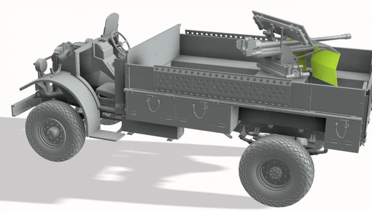 Thunder Model 35312 LRDG CMP F30 Truck w/ Ordnance 37 mm MKI Bofors Gun - Limited Bonus Edition 1/35 – Bild 3