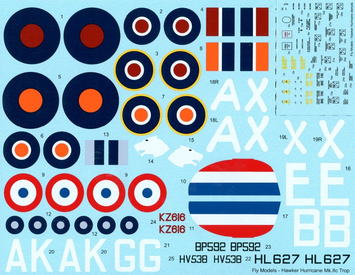 Fly 32013 Hawker Hurricane Mk IIc Trop 1/32 – immagine 10